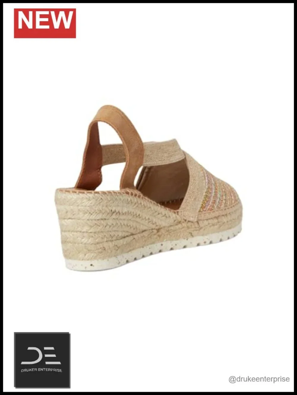 Toni Pons Women's Terra-Cl Espadrille Wedge Sandals Fabric and Leather Slingback